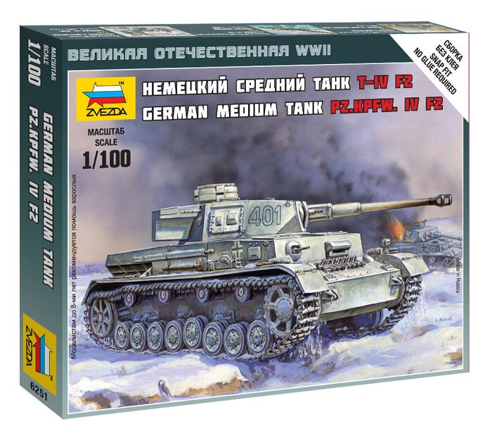 модель Немецкий средний танк T-IV F2 Pz.Kpfw. IV